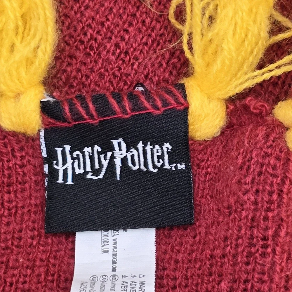 Gryffindor Harry Potter Costume Scarf Acrylic Halloween Cosplay O/S